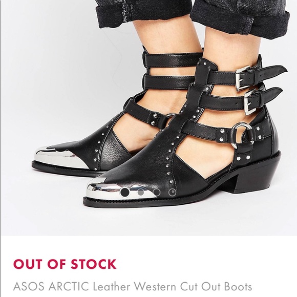 cut out western boots